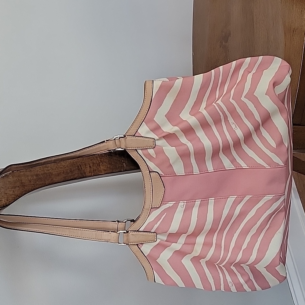 Zebra print shoulder bag